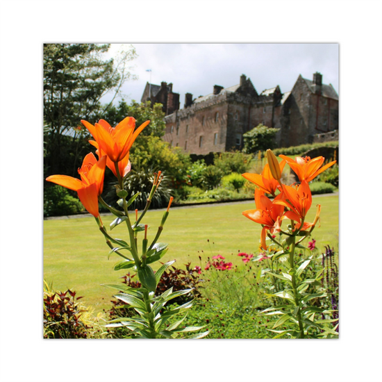 Canvas Art. Scottish Landscapes & Nature. Brodick Castle Gardens. Isle of Arran. Scotland.