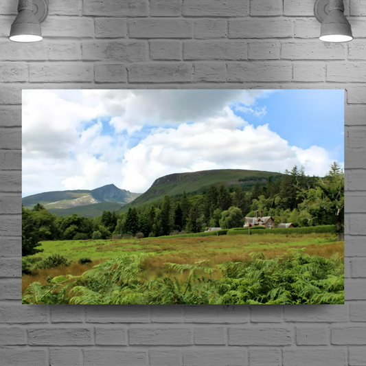 Canvas Art. Scottish Landscapes & Nature. Fisherman's Walk. Brodick.  Isle of Arran. Scotland.