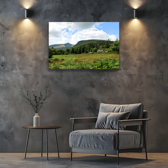 Canvas Art. Scottish Landscapes & Nature. Fisherman's Walk. Brodick.  Isle of Arran. Scotland.