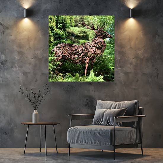 Canvas Art. Scottish Landscapes &  Nature. Brodick Castle Gardens. Isle of Arran. Scotland.