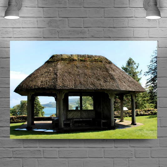 Canvas Art. Scottish Landscapes & Nature. Brodick Castle Gardens. Isle of Arran. Scotland.