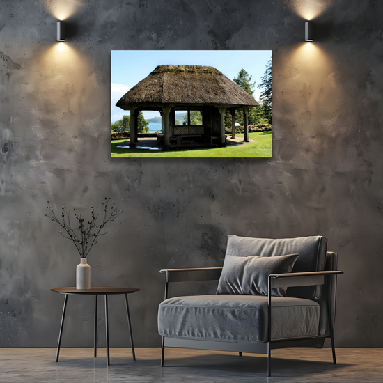 Canvas Art. Scottish Landscapes & Nature. Brodick Castle Gardens. Isle of Arran. Scotland.