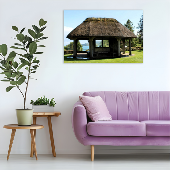 Canvas Art. Scottish Landscapes & Nature. Brodick Castle Gardens. Isle of Arran. Scotland.