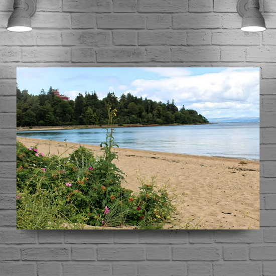 Canvas Art. Scottish Landscapes & Nature. Brodick Beach. Isle of Arran. Scotland.