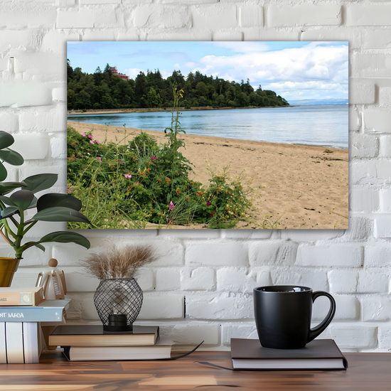 Canvas Art. Scottish Landscapes & Nature. Brodick Beach. Isle of Arran. Scotland.