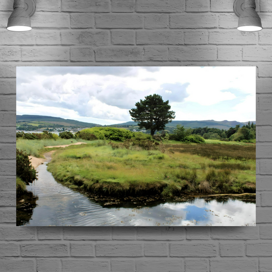 Canvas Art. Scottish Landscapes & Nature. Fisherman's Walk. Brodick. Isle of Arran. Scotland.