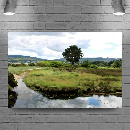 Canvas Art. Scottish Landscapes & Nature. Fisherman's Walk. Brodick. Isle of Arran. Scotland.