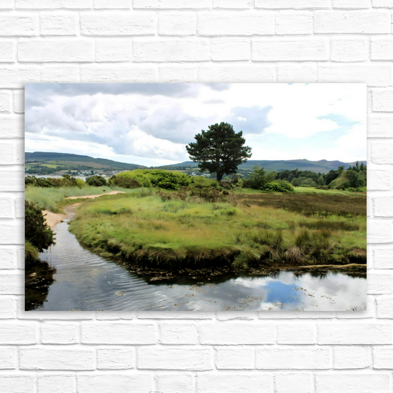 Canvas Art. Scottish Landscapes & Nature. Fisherman's Walk. Brodick. Isle of Arran. Scotland.