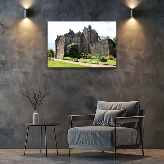 Canvas Art. Scottish Landscapes & Landmarks. Brodick Castle. Isle of Arran. Scotland.