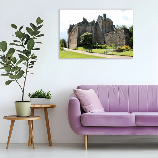 Canvas Art. Scottish Landscapes & Landmarks. Brodick Castle. Isle of Arran. Scotland.
