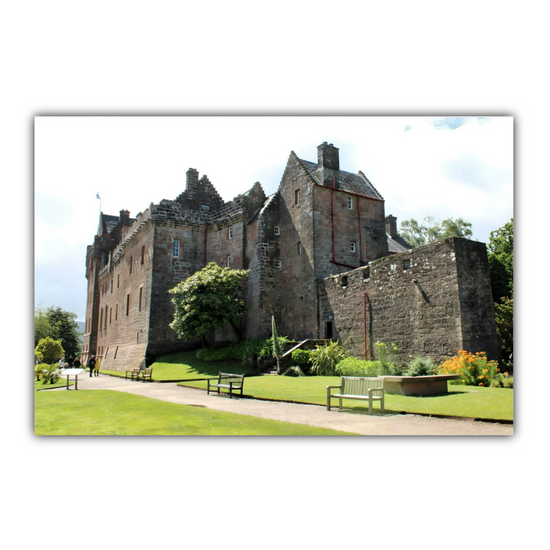 Canvas Art. Scottish Landscapes & Landmarks. Brodick Castle. Isle of Arran. Scotland.