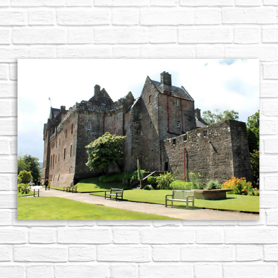 Canvas Art. Scottish Landscapes & Landmarks. Brodick Castle. Isle of Arran. Scotland.