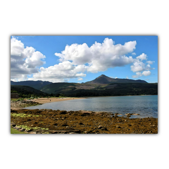 Canvas Art. Scottish Landscapes & Seascapes. Brodick Bay. Goatfell Mountain. Isle of Arran. Scotland.