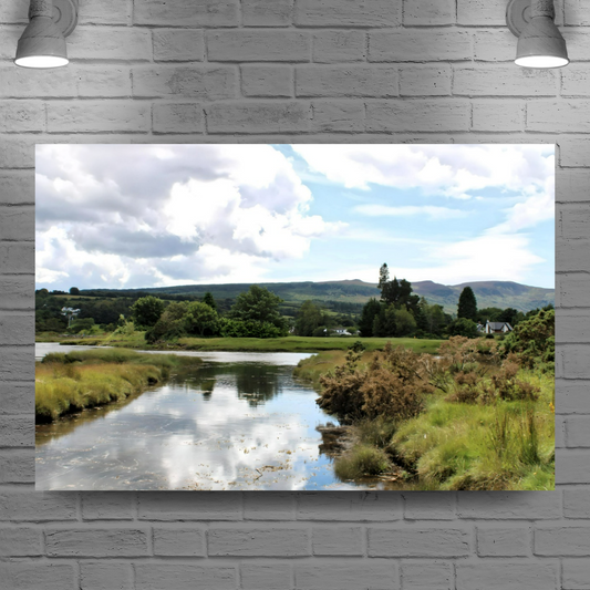 Canvas Art. Scottish Landscapes & Nature. Fisherman's Walk. Brodick. Isle of Arran. Scotland.