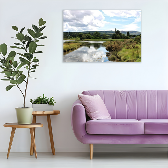 Canvas Art. Scottish Landscapes & Nature. Fisherman's Walk. Brodick. Isle of Arran. Scotland.