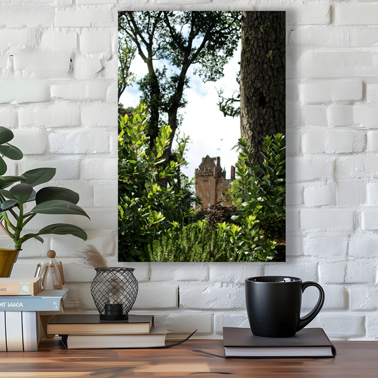 Canvas Art. Scottish Landscapes & Landmarks. Brodick Castle. Isle of Arran. Scotland.