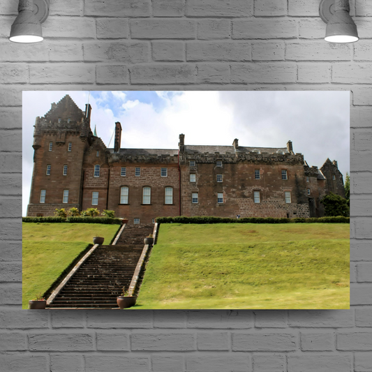 Canvas Art. Scottish Landscapes & Landmarks. Brodick Castle. Isle of Arran. Scotland.