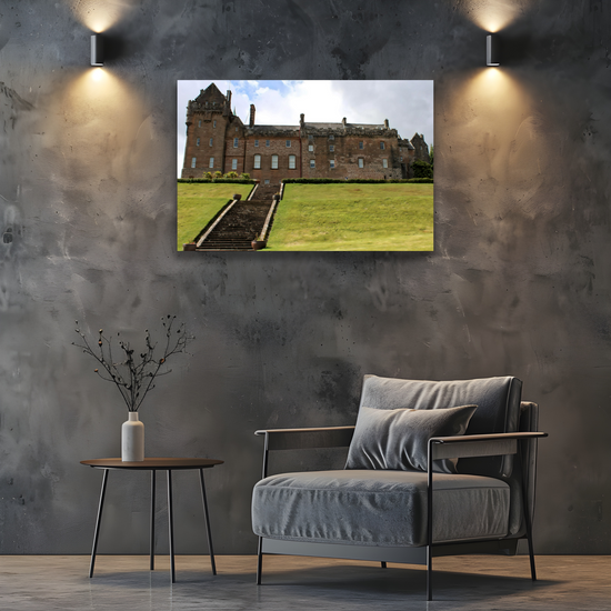 Canvas Art. Scottish Landscapes & Landmarks. Brodick Castle. Isle of Arran. Scotland.