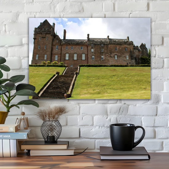 Canvas Art. Scottish Landscapes & Landmarks. Brodick Castle. Isle of Arran. Scotland.