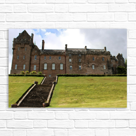 Canvas Art. Scottish Landscapes & Landmarks. Brodick Castle. Isle of Arran. Scotland.