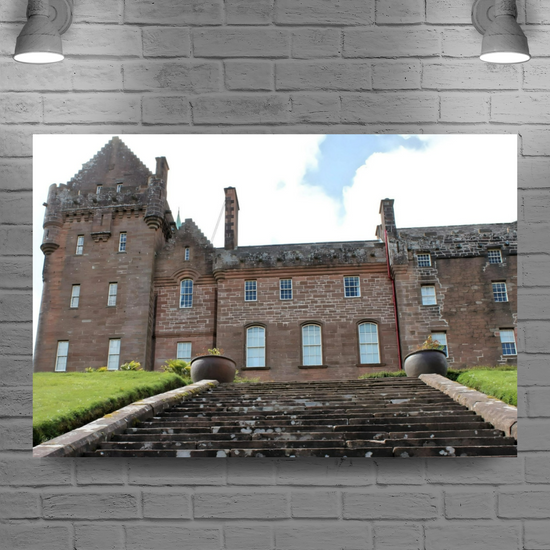 Canvas Art. Scottish Landscapes & Landmarks. Brodick Castle. Isle of Arran. Scotland.