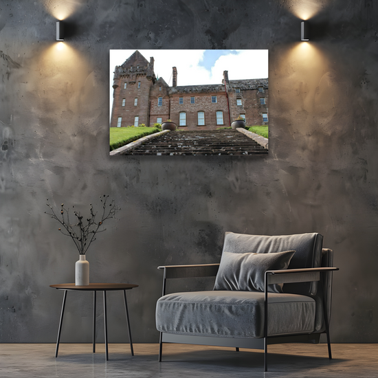 Canvas Art. Scottish Landscapes & Landmarks. Brodick Castle. Isle of Arran. Scotland.
