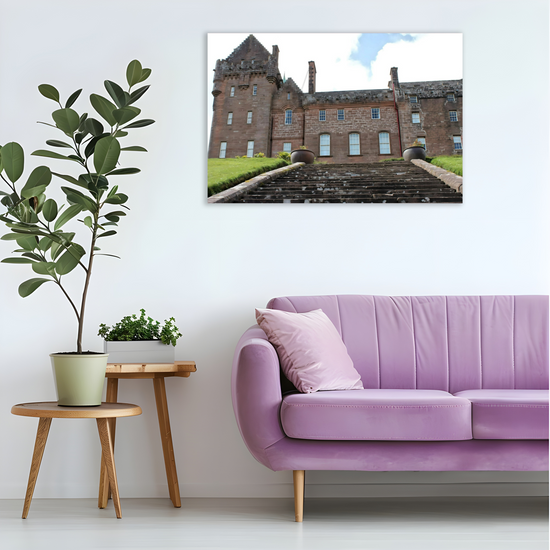 Canvas Art. Scottish Landscapes & Landmarks. Brodick Castle. Isle of Arran. Scotland.
