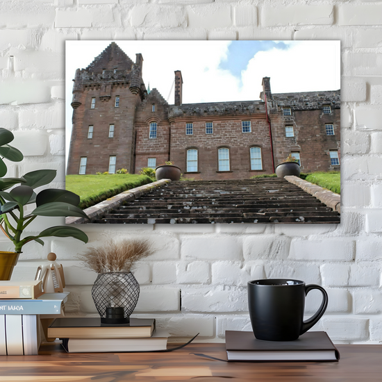 Canvas Art. Scottish Landscapes & Landmarks. Brodick Castle. Isle of Arran. Scotland.