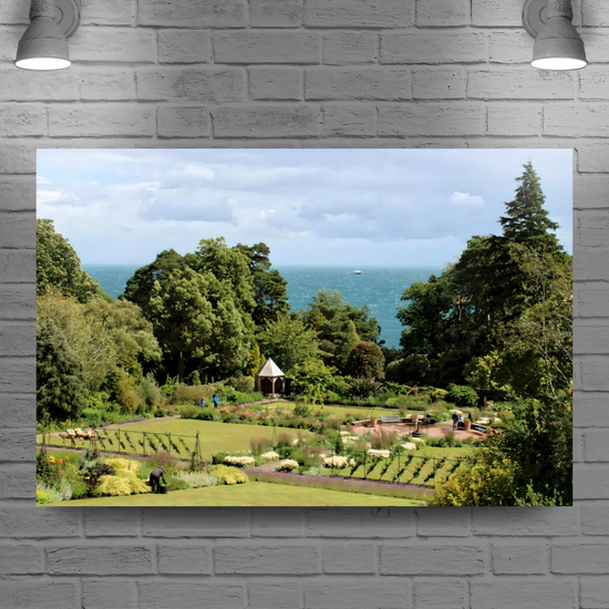 Canvas Art. Scottish Landscapes & Nature. Brodick Castle Gardens. Isle of Arran. Scotland.