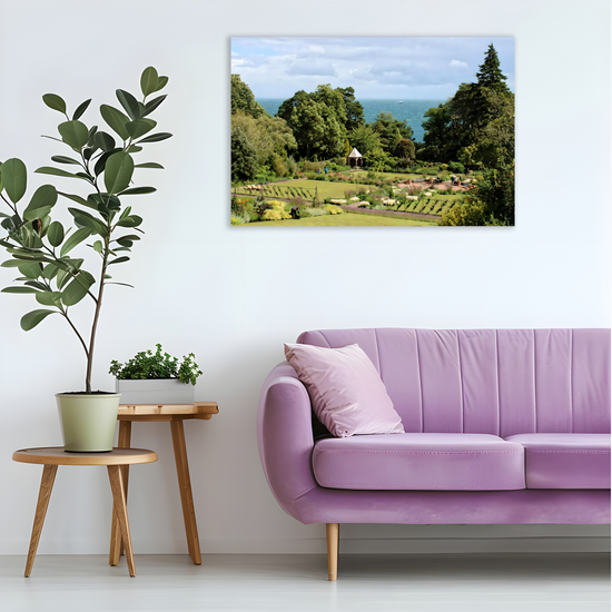 Canvas Art. Scottish Landscapes & Nature. Brodick Castle Gardens. Isle of Arran. Scotland.