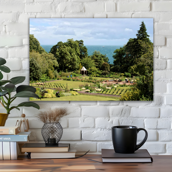 Canvas Art. Scottish Landscapes & Nature. Brodick Castle Gardens. Isle of Arran. Scotland.
