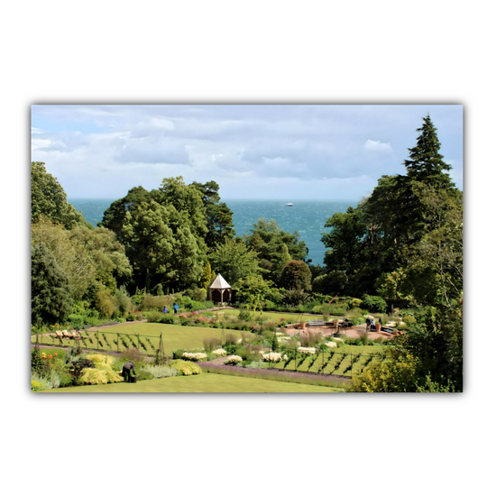 Canvas Art. Scottish Landscapes & Nature. Brodick Castle Gardens. Isle of Arran. Scotland.