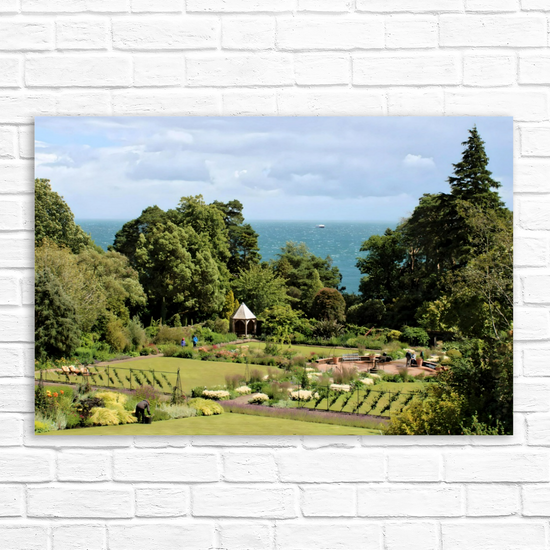 Canvas Art. Scottish Landscapes & Nature. Brodick Castle Gardens. Isle of Arran. Scotland.
