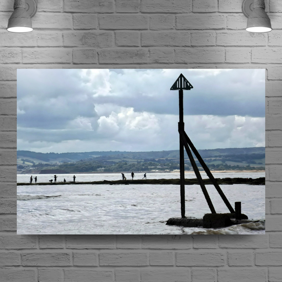 Canvas Art. English Landscapes & Seascapes. Exmouth. Devon. England.