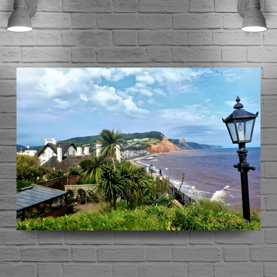 Canvas Art. English Landscapes & Seascapes. Sidmouth. Devon. England.