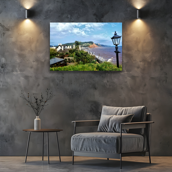 Canvas Art. English Landscapes & Seascapes. Sidmouth. Devon. England.