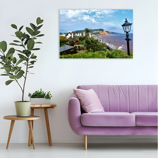 Canvas Art. English Landscapes & Seascapes. Sidmouth. Devon. England.