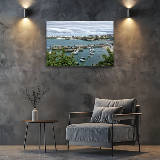 Canvas Art. English Landscapes & Seascapes. Newquay. Cornwall. England.