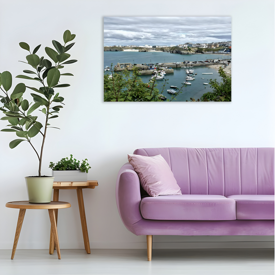 Canvas Art. English Landscapes & Seascapes. Newquay. Cornwall. England.
