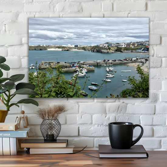Canvas Art. English Landscapes & Seascapes. Newquay. Cornwall. England.