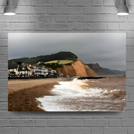 Canvas Art. English Landscapes & Seascapes. Sidmouth. Devon. England.