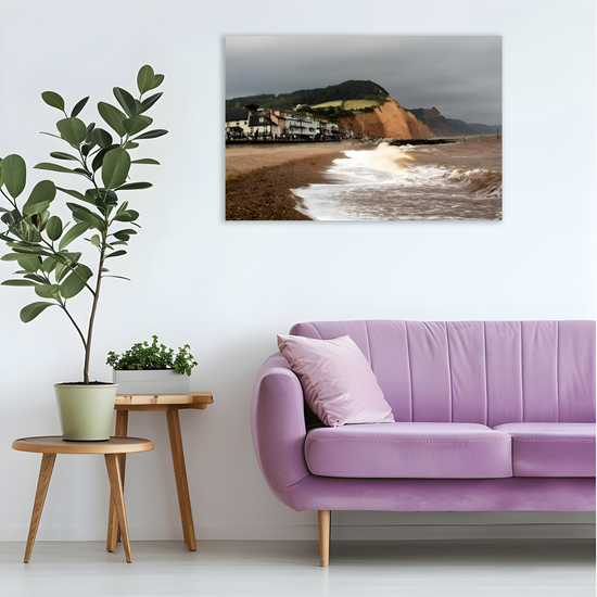 Canvas Art. English Landscapes & Seascapes. Sidmouth. Devon. England.