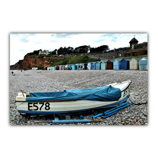 Canvas Art. English Landscapes & Seascapes. Budleigh Salterton. Devon. England.