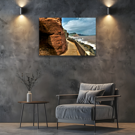 Canvas Art. English Landscapes & Seascapes. Sidmouth. Devon. England.