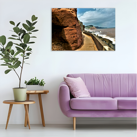 Canvas Art. English Landscapes & Seascapes. Sidmouth. Devon. England.