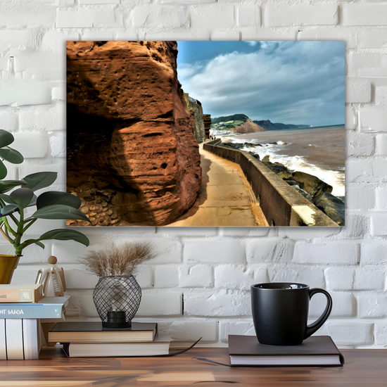 Canvas Art. English Landscapes & Seascapes. Sidmouth. Devon. England.