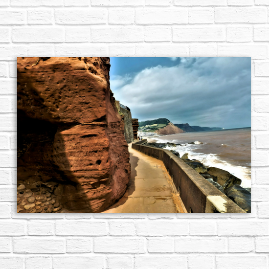 Canvas Art. English Landscapes & Seascapes. Sidmouth. Devon. England.