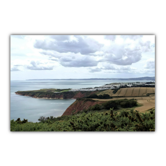 Canvas Art. English Landscapes & Seascapes. South - West Coastal Path. Devon. England.