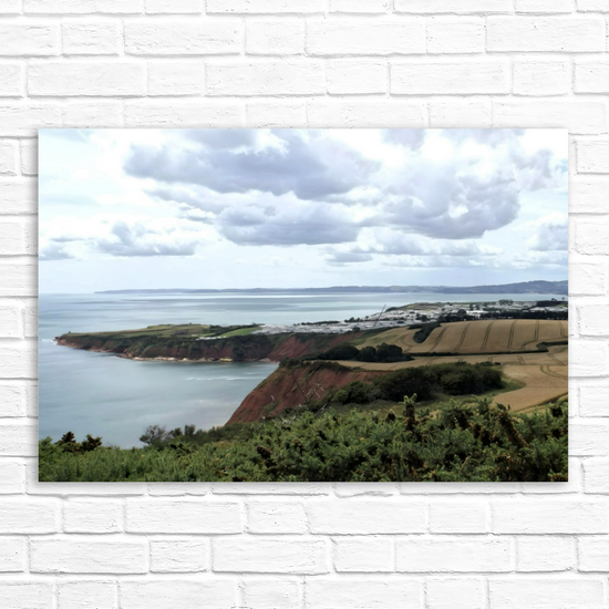 Canvas Art. English Landscapes & Seascapes. South - West Coastal Path. Devon. England.