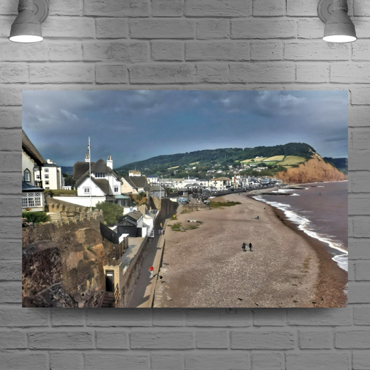 Canvas Art. English Landscapes & Seascapes. Sidmouth. Devon. England.